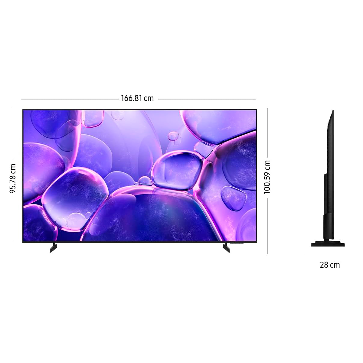 SAMSUNG 75" Crystal UHD 4K