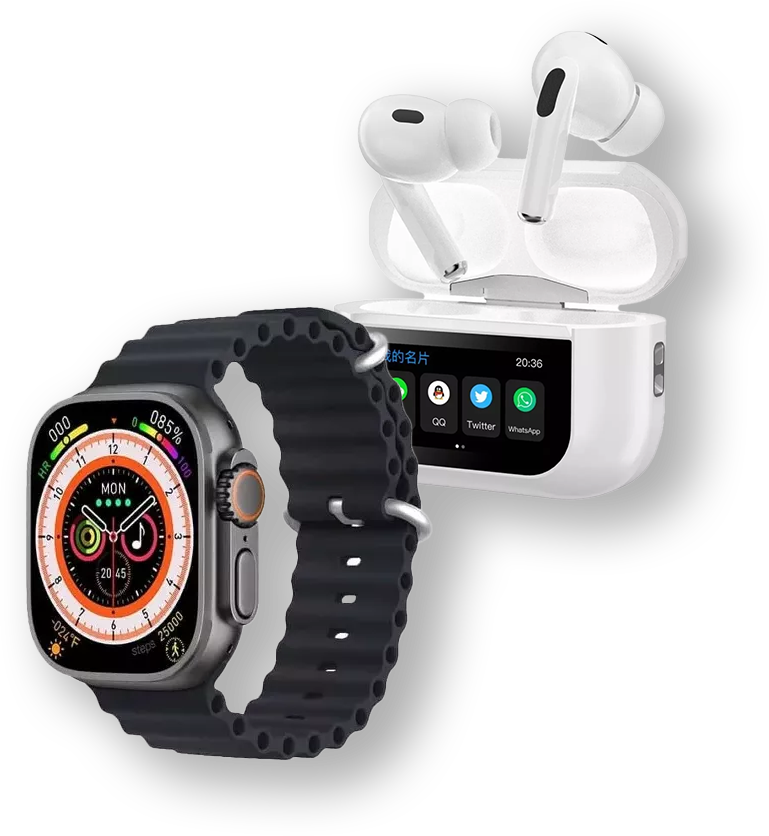 Earpods y Smartwatch con 7 correas de Regalo