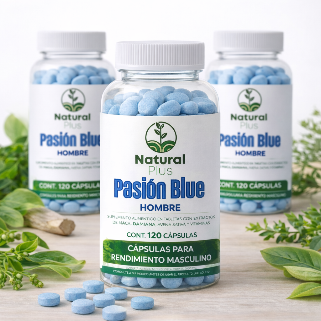 Suplemento para rendimiento masculino x3 frascos con 120 cápsulas